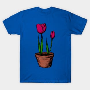 Potted Tulips T-Shirt